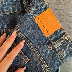 High Rise Denim shorts